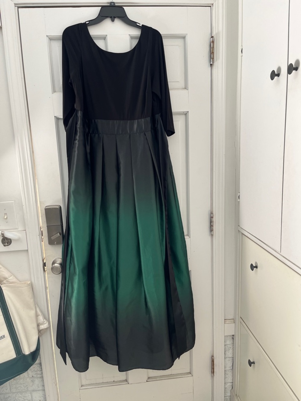 Wicked Black & Green Ombre Evening Dress sz 14W